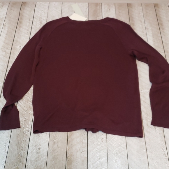 NWT 14th & Union front tie sweater - Picture 4 of 6